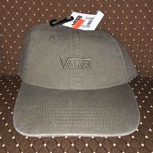 Brand New Olive Green Vans Logo Hat